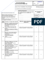 Fiche Programme de Formation Station de Pompge