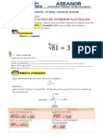 U03 Ficha # 02 Rdicación de Numeros Naturales