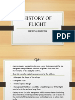 History of Flight: Short Questions