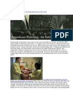 American Nursing - An Introduccion To The Past