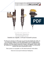 Nozzles and Spares For: Electronic Injectors Eui/Eup/Heui/Uis