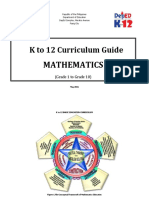 K to 12 Curriculum Guide MATHEMATICS