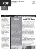 Swanger Spring 2011 Newsletter
