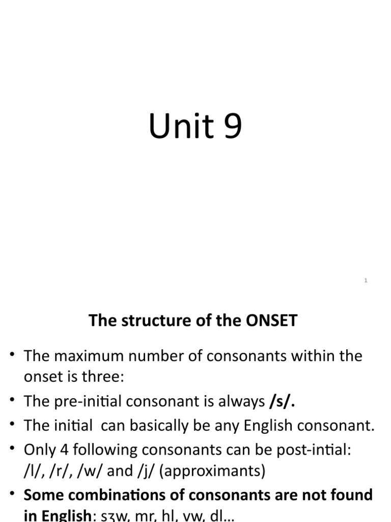 Maximal Onset Principle in Phonetics | PDF | Syllable | Consonant