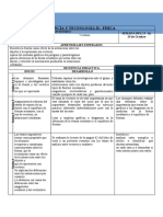 Planificación Fisica y Quimica