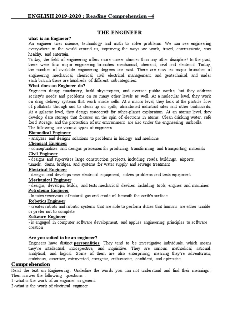 Overview of Engineering Careers | PDF | Engineer | Engineering