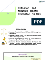 Sosialisasi Juknis DAK Nonfisik 2021