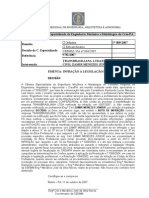 Decisão sobre infração à legislação profissional envolvendo engenheiro civil e empresa