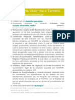 Compra de Vivienda o Terreno