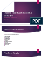 Record Keeping and Grading Software