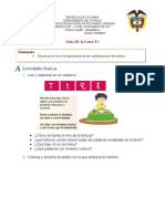 Guía 10 español letra t