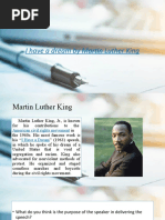 I Have A Dream by Martin Luther King