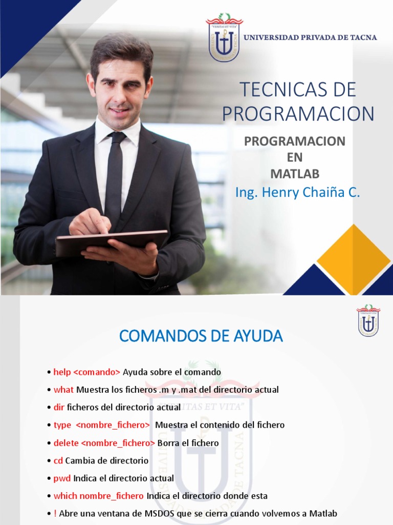Tema 09 - Programacion en MatLab | PDF | Flujo de control | Archivo de ...