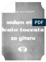 476563813 Bogdanovic Dusan 7 Studies Lento and Tocatta for Guitar PDF