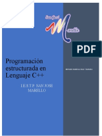 Programación Estructurada en Lenguaje C++