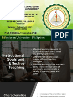 Elm 313-Advance Curriculum Development and Leadership: Presenter