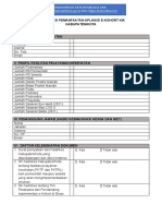 Daftar Isian Registrasi E-Kohort Edit