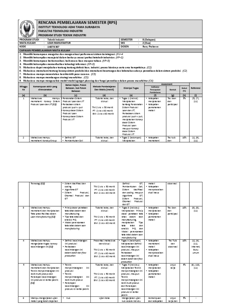 52 Lean Manufacturing Pdf