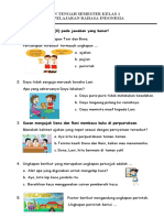 PTS2 - Bahasa Indonesia - Grade 1