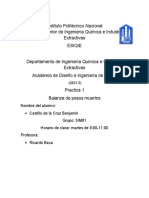 Practica 1 Balanza de Pesos Muertos Reporte