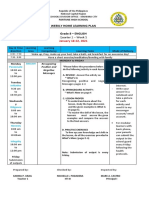 Weekly Home Learning Plan Grade 8 - ENGLISH: Quarter 2 - Week 1