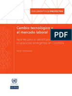 Cambio Tecnológico y El Mercado Laboral: Aportes para La Identificación de Las Ocupaciones Emergentes en Colombia