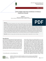 21. Srategy of HI for enhancing Admission Demand