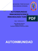 Clase 15 Autoinmunidad Inmunodeficiencias Cáncer