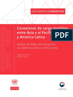 Conexiones de Carga Marítima Entre Asia y El Pacífico y América Latina