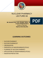 Nuclear Pharmacy: Mr. Hassaan Umar R.Ph. (Punjab) M.Phil. (Pharmaceutics) Lecturer (Pharmaceutics)