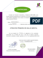 DIPLOMA ACARPIE DIEM salud mental