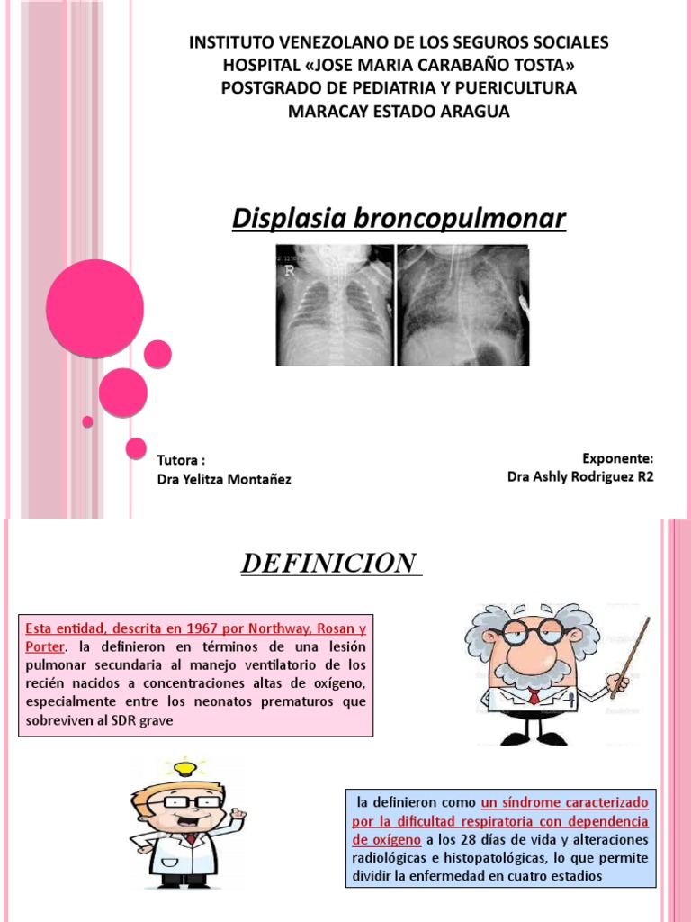 Displasia Broncopulmonar PDF Inflamación Biología