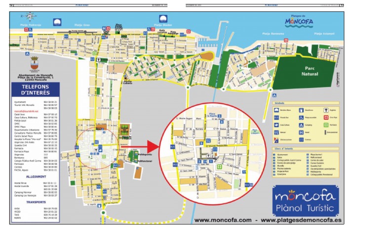 Plano Turistico Moncofa | PDF | Viajes y turismo