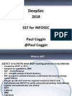 SS7 For INFOSEC Paul Coggin
