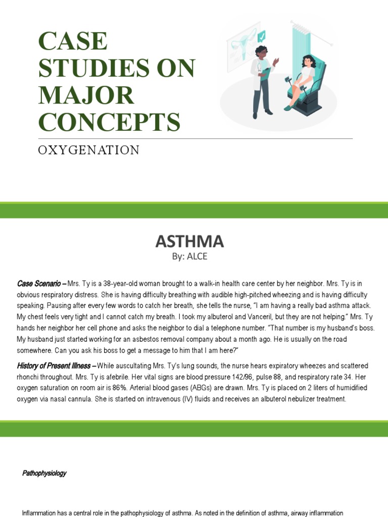 Case Studies On Major Concepts Oxygenation PDF Chronic Obstructive Pulmonary Disease
