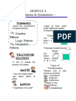 Patterns & Symmetries : Symmetry