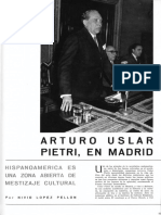 Arturo Uslar Pietri en Madrid
