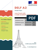 DELF A2 Sample Paper With Answers Key French Sample Paper