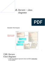 UML Review - Class Diagrams