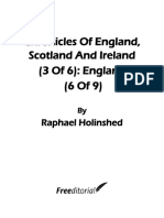 Chronicles of England Scotland and Ireland (3 of 6) England (6 of 9) by Raphael Holinshed