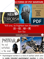 Terrorism As Form of Psy Warfare