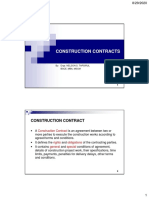 Lecture 4a Construction Contracts