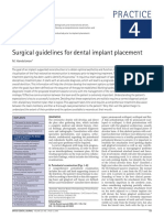 Practice: Surgical Guidelines For Dental Implant Placement