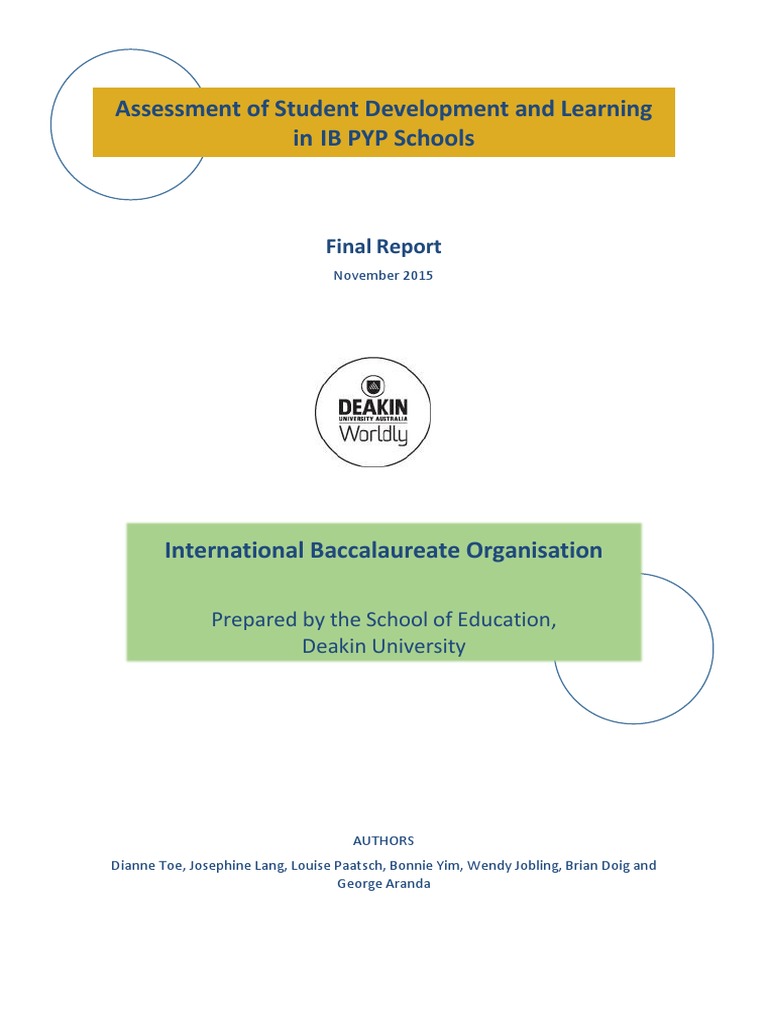 final-report-ib-pyp-assessment-pdf-educational-assessment-teachers