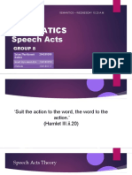 Speech Act - Group 8