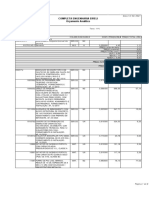 Orçamento Mão de Obra Csu