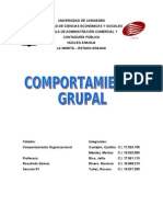 Informe Comportamiento Grupal