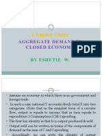 Chapter Three: Aggregate Demand in Closed Economy