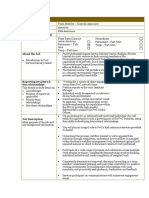 Job Title Level Line of Service Industry (If Applicable) Type