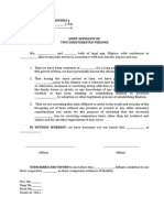 Affidavit of 2DP (Rustico Luga)